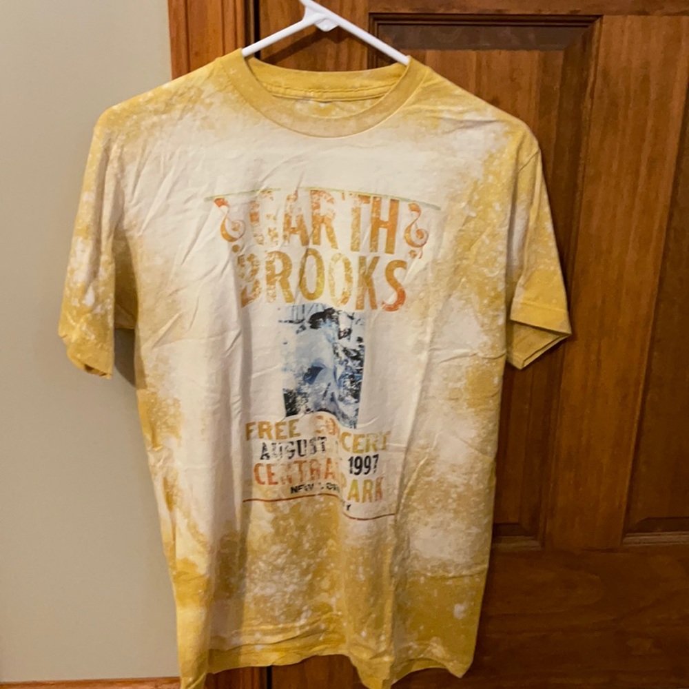 Boutique bleached Garth Brooks tee